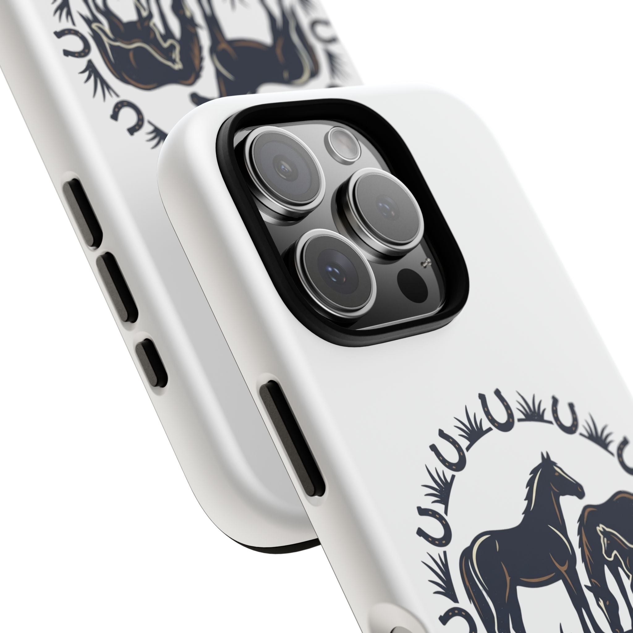 Horse Lover Phone Case — "Home Is Where The Horses Are" Tough Protective Case