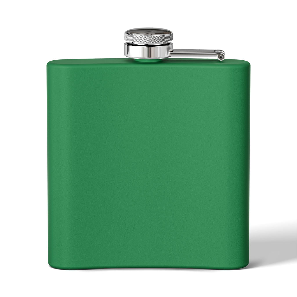 Cowboy Fuel 6oz Stainless Steel Flask – Western Hat & Pistols Rustic Hip Flask