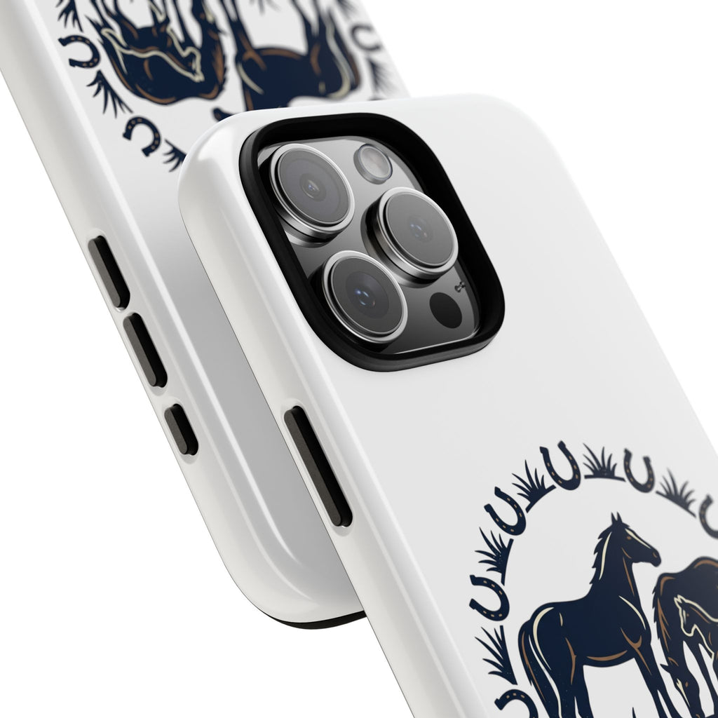 Horse Lover Phone Case — "Home Is Where The Horses Are" Tough Protective Case