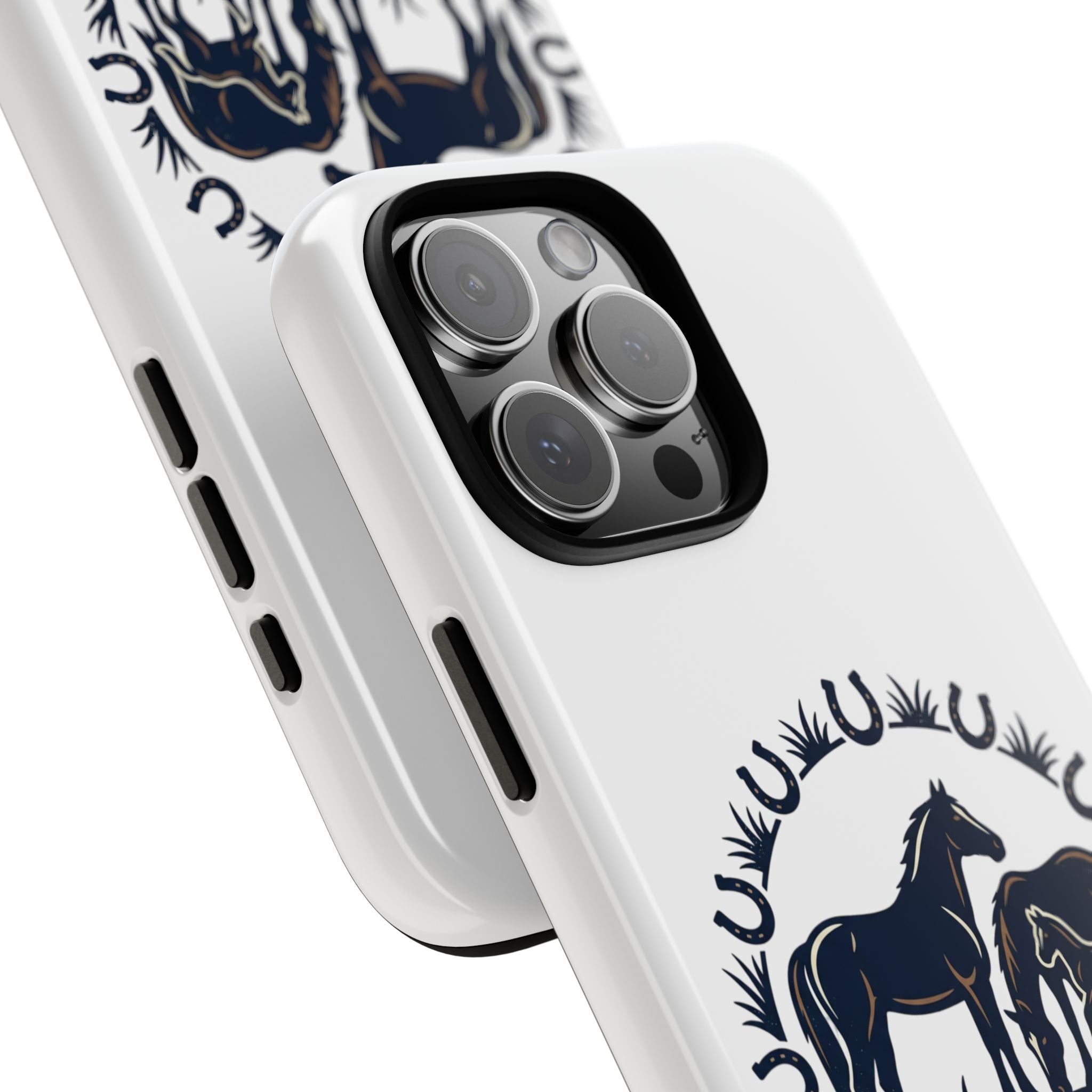 Horse Lover Phone Case — "Home Is Where The Horses Are" Tough Protective Case