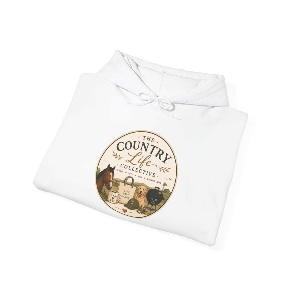 Country Life Hoodie — The Country Life Collective Vintage Farm Graphic Hoodie