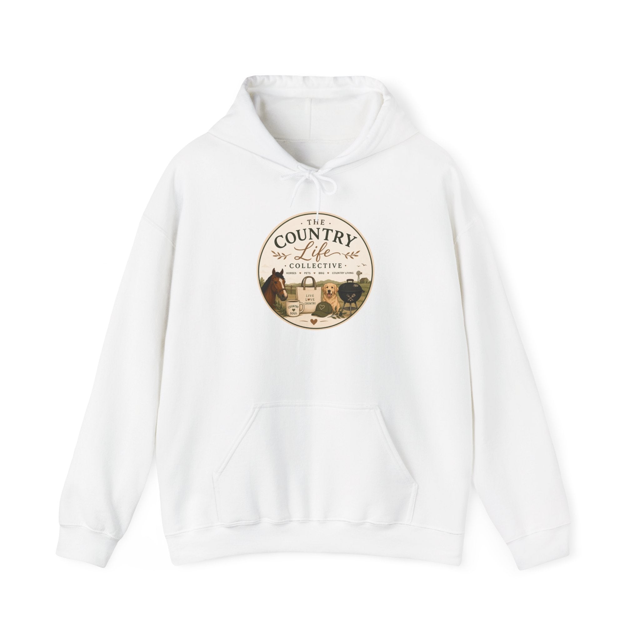 Country Life Hoodie — The Country Life Collective Vintage Farm Graphic Hoodie