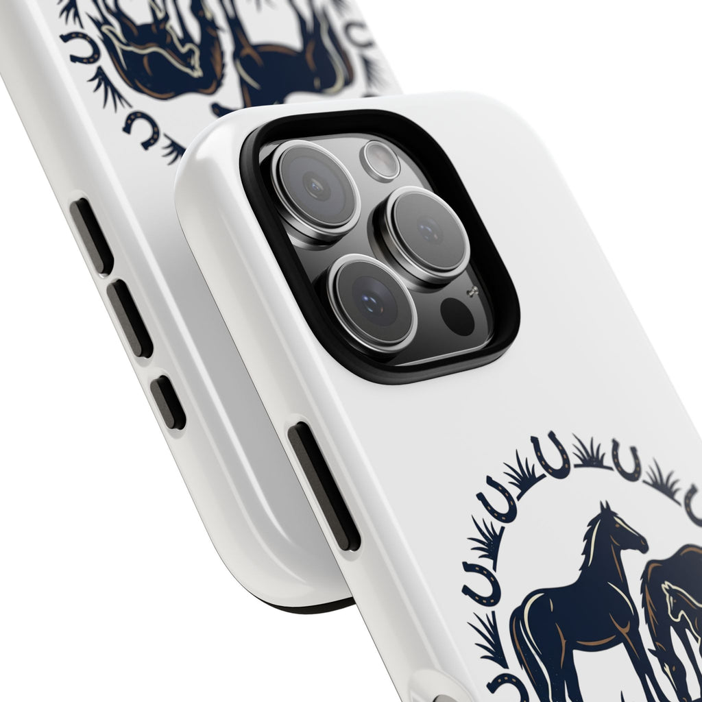 Horse Lover Phone Case — "Home Is Where The Horses Are" Tough Protective Case