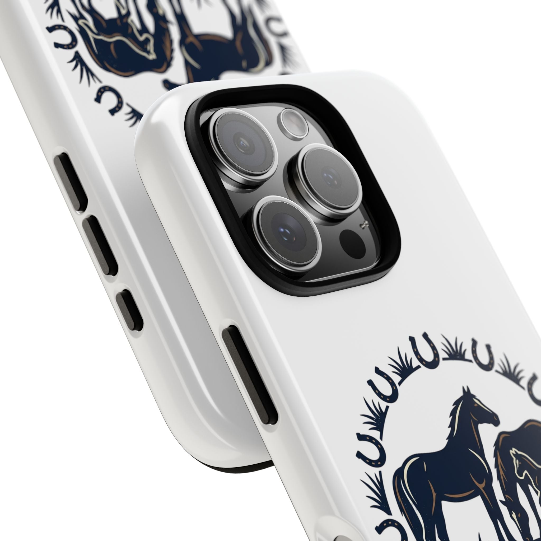Horse Lover Phone Case — "Home Is Where The Horses Are" Tough Protective Case