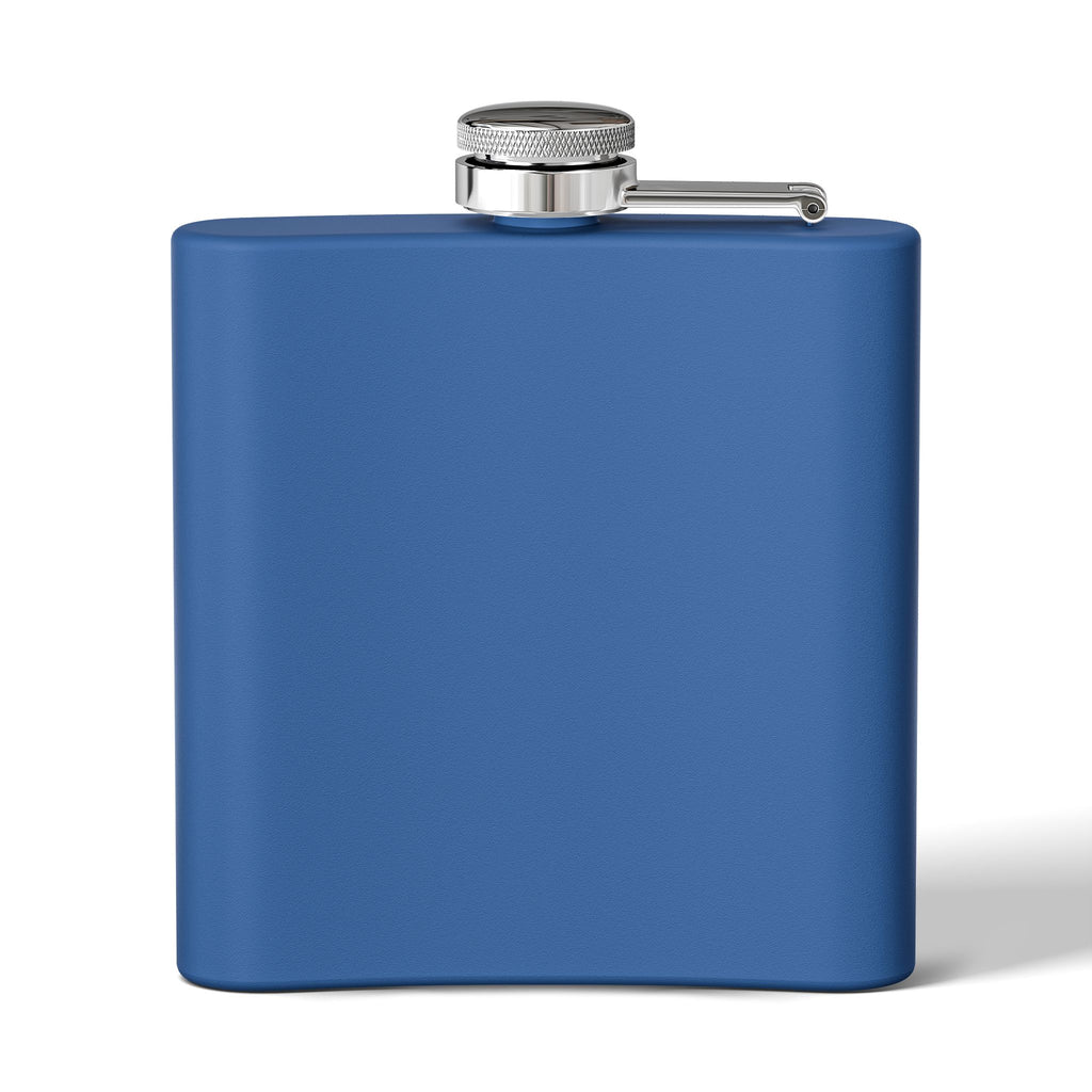 Cowboy Fuel 6oz Stainless Steel Flask – Western Hat & Pistols Rustic Hip Flask