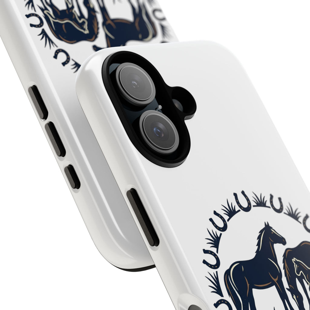 Horse Lover Phone Case — "Home Is Where The Horses Are" Tough Protective Case