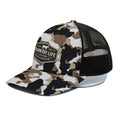 Unisex Trucker Hat With Black Half-mesh
