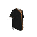 All-Over Print Men's Short Sleeve Baseball Jersey With Pinstripes