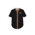 All-Over Print Men's Short Sleeve Baseball Jersey With Pinstripes