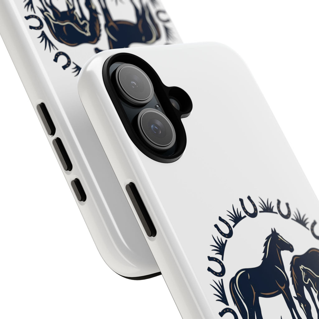 Horse Lover Phone Case — "Home Is Where The Horses Are" Tough Protective Case