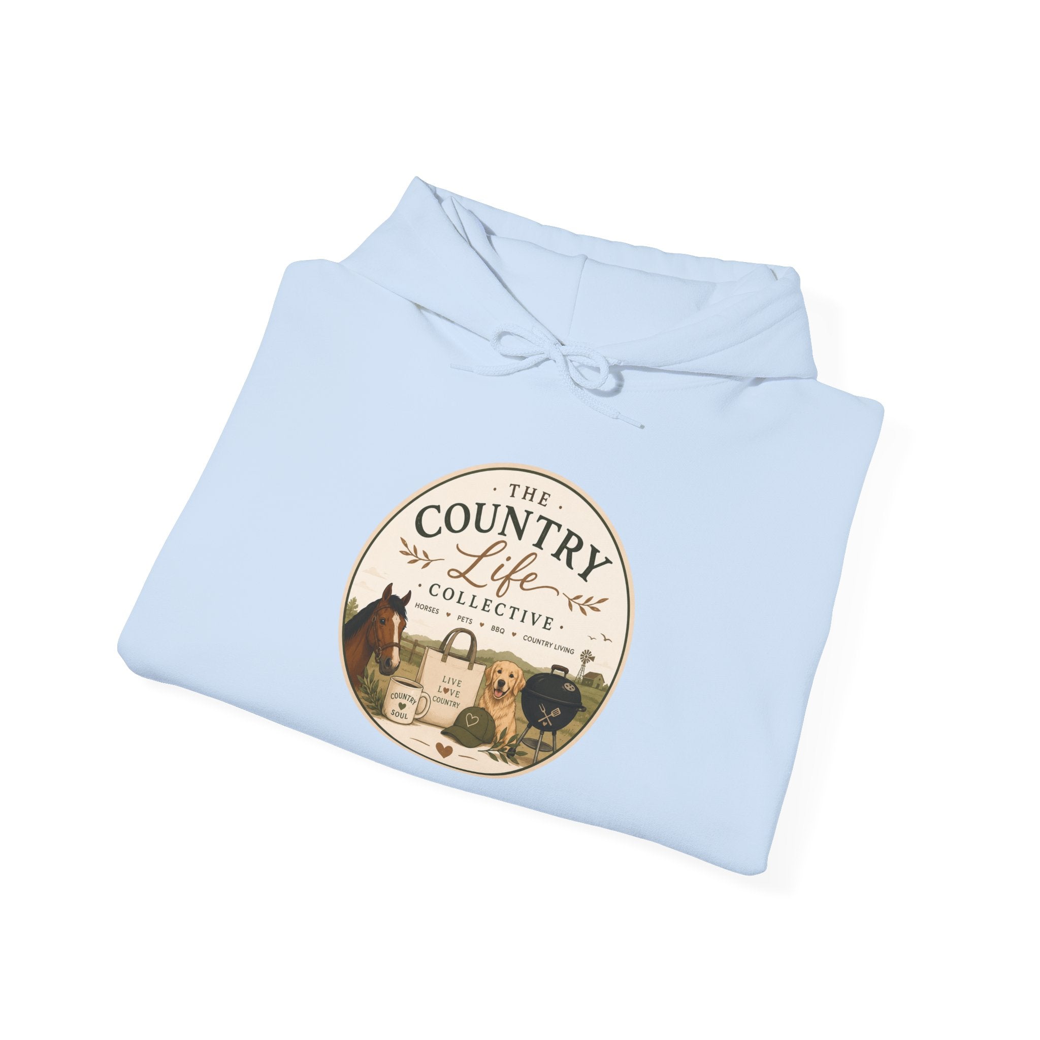 Country Life Hoodie — The Country Life Collective Vintage Farm Graphic Hoodie