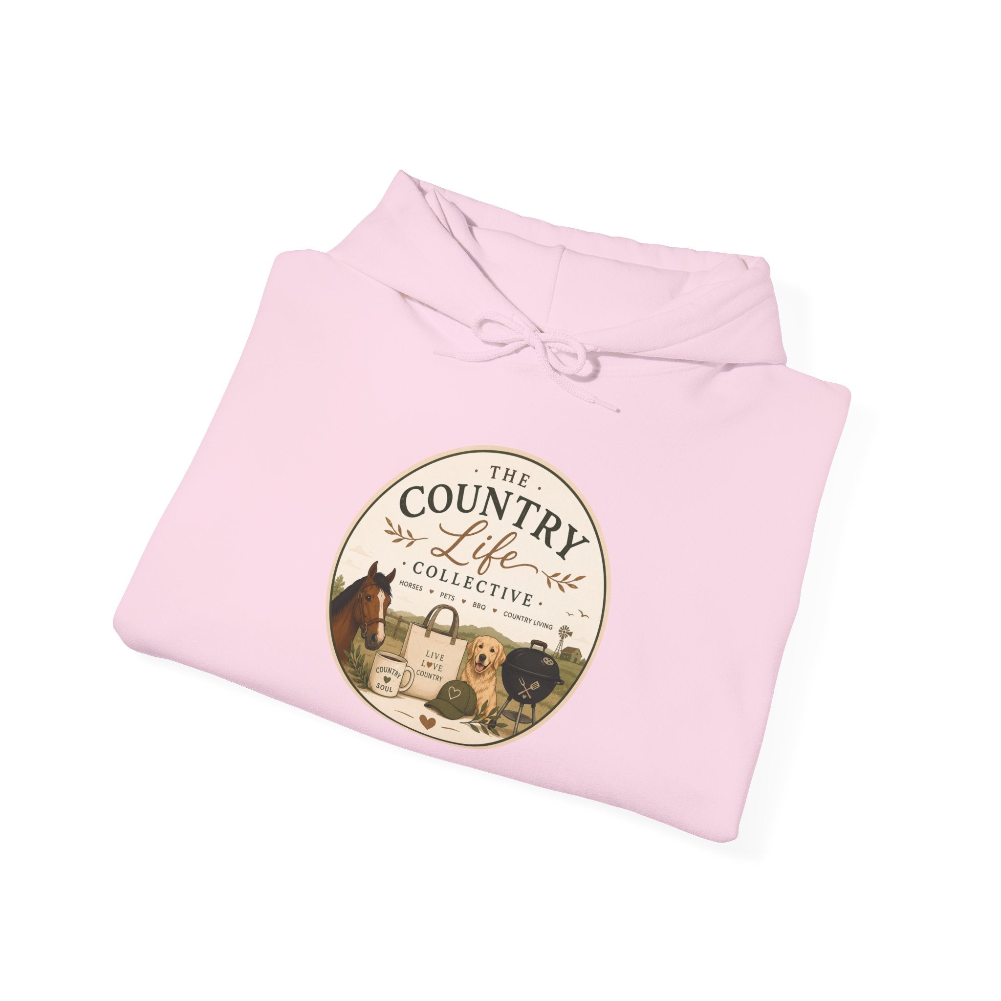 Country Life Hoodie — The Country Life Collective Vintage Farm Graphic Hoodie