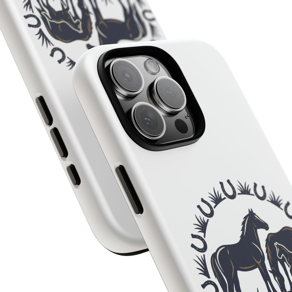 Horse Lover Phone Case — "Home Is Where The Horses Are" Tough Protective Case
