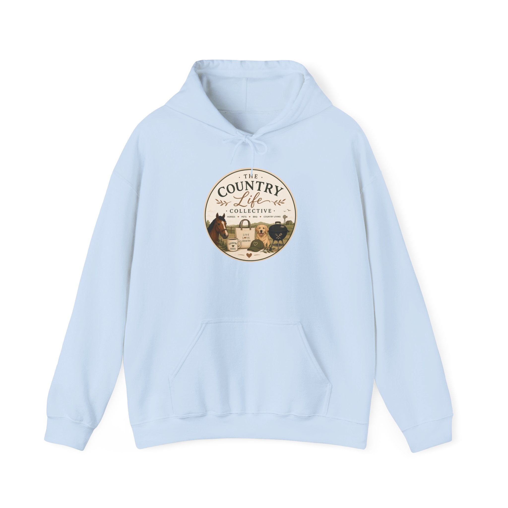 Country Life Hoodie — The Country Life Collective Vintage Farm Graphic Hoodie