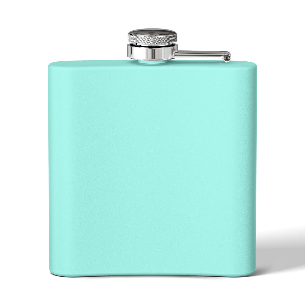 Cowboy Fuel 6oz Stainless Steel Flask – Western Hat & Pistols Rustic Hip Flask