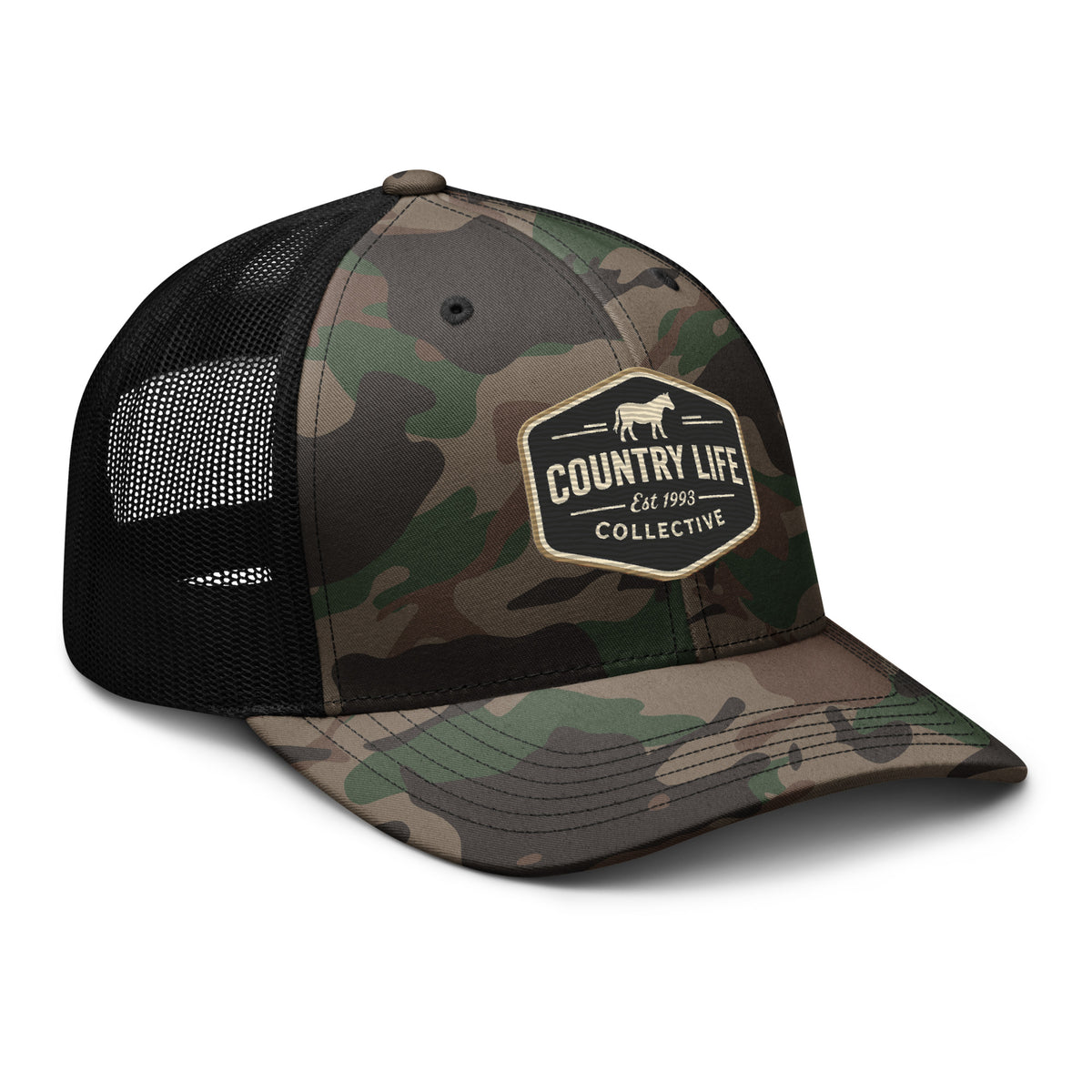 Country Life Camouflage trucker hat